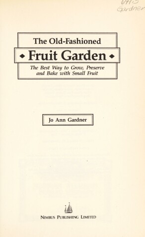 Book cover for Old Fashioned Fruit Garden