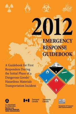 Book cover for 2012 Emergency Response Guidebook