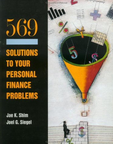 Book cover for Schaum's 569 Solutions to Your Personal Financial Problems