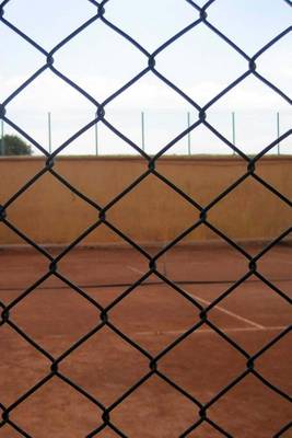 Book cover for Clay Tennis Court Through a Fence