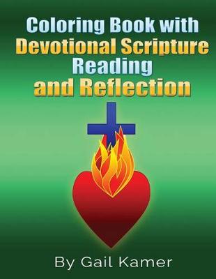 Book cover for Coloring Book with Devotional Scripture Reading and Reflection