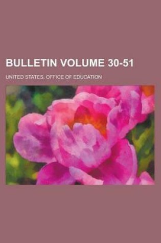 Cover of Bulletin Volume 30-51