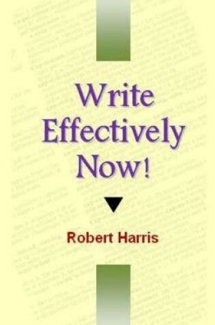 Cover of Write Effectively Now!