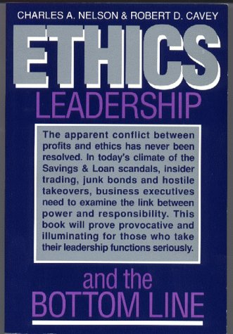 Book cover for Ethics, Leadership, and the Bottom Line