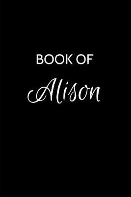 Book cover for Book of Alison