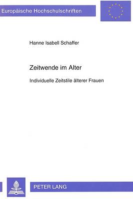 Cover of Zeitwende Im Alter