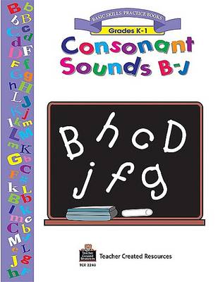 Book cover for Consonant Sounds B-J Workbook