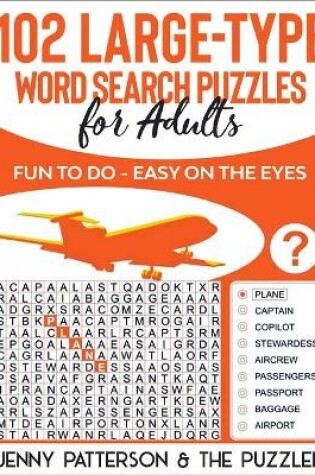 Cover of 102 Large-Type Word Search Puzzles for Adults