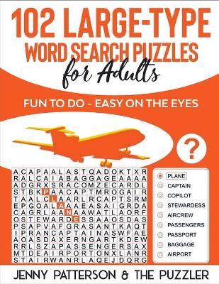 Cover of 102 Large-Type Word Search Puzzles for Adults