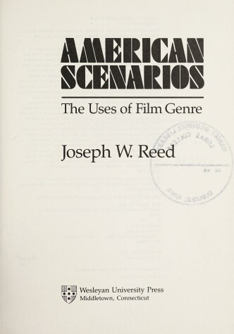 Book cover for American Scenarios