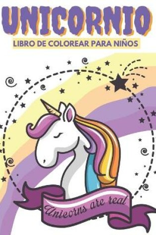 Cover of Unicornio Libro de Colorear Para Ninos