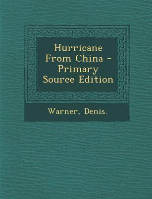 Book cover for Hurricane from China