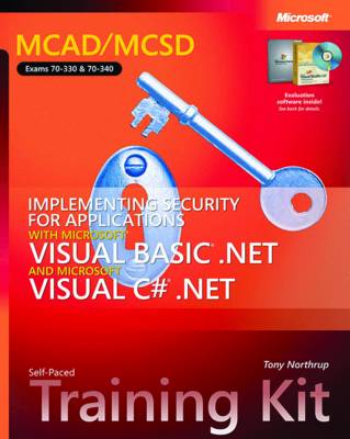 Book cover for Implementing Security for Applications with Microsoft (R) Visual Basic (R) .NET and Microsoft Visual C# (R) .NET