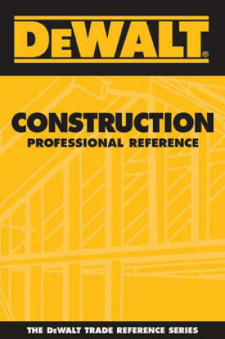 Cover of Dewalt Professional Reference Series