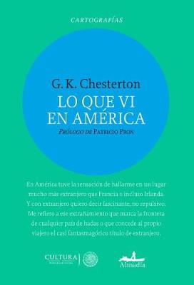 Book cover for Lo Que VI En America