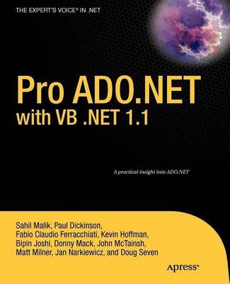 Book cover for Pro ADO.NET with VB .NET 1.1
