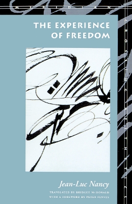 Book cover for The Experience of Freedom