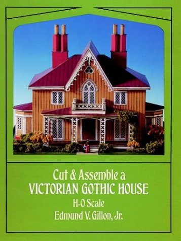 Book cover for Cut and Assemble a Victorian Gothic House