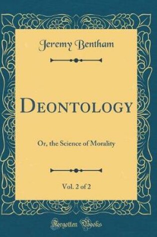 Cover of Deontology, Vol. 2 of 2