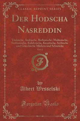 Book cover for Der Hodscha Nasreddin, Vol. 2