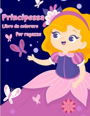 Book cover for Piccolo libro da colorare principessa