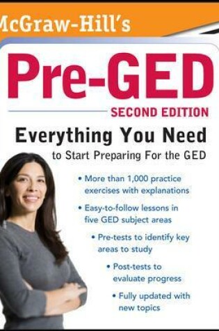 Cover of McGraw-Hill's Pre-GED, Second Edition