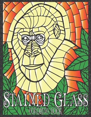 Book cover for Stained Glass Coloring Book