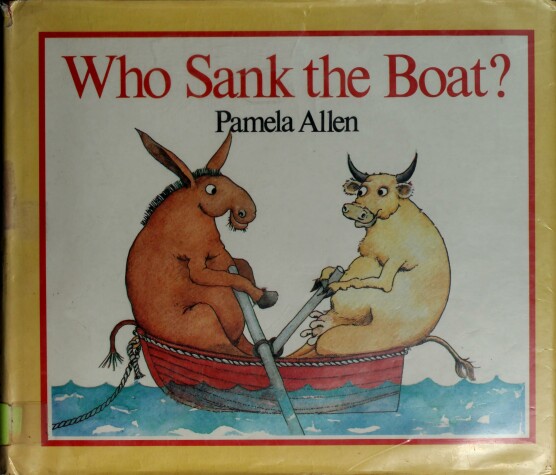 Book cover for Who Sank the Boat Juv