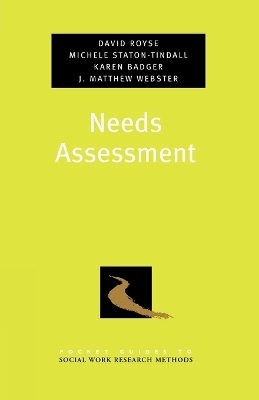 Book cover for Needs Assessment