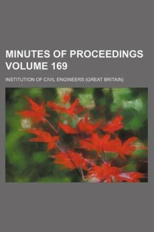 Cover of Minutes of Proceedings Volume 169