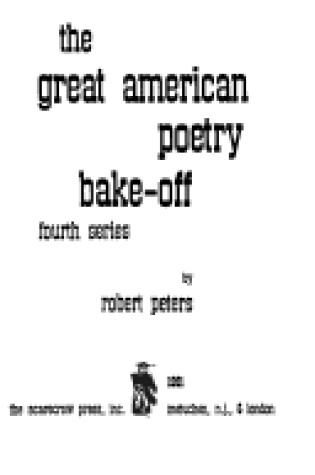 Cover of Great American Poetry Bake-Off, Vol. 4