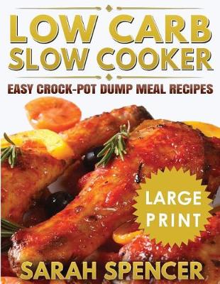 Book cover for Low Carb Slow Cooker ***Large Print Edition***