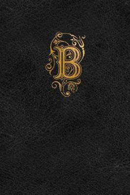 Book cover for Old English Monogram Journal - Letter B