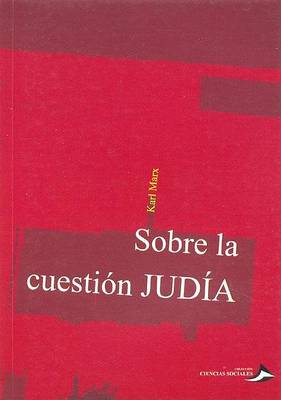 Book cover for Sobre La Cuestion Judia