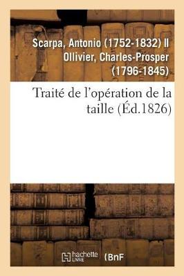 Book cover for Traite de l'Operation de la Taille