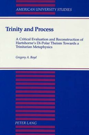 Cover of Trinity and Process