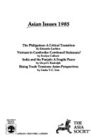 Cover of Asian Issues 1985