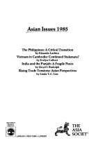 Book cover for Asian Issues 1985