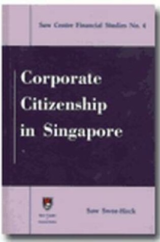 Cover of Corporate Citizenship in Singapore