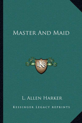 Cover of Master and Maid