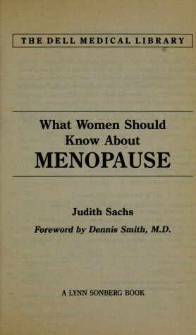 Book cover for What Women Should Know about Menopause