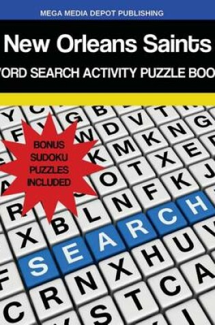 Cover of New Orleans Saints Word Search Activity Puzzle Book