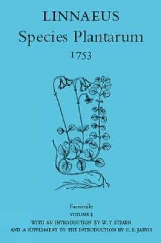 Cover of Linnaeus' Species Plantarum 1753, the Ray Society's Facsimile, volume 1