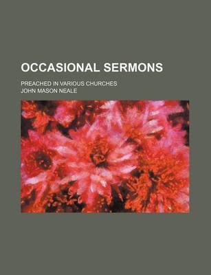 Book cover for Occasional Sermons; Preached in Various Churches