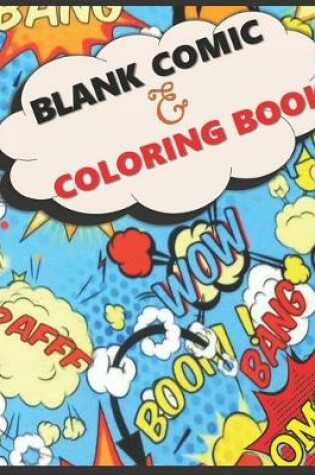 Cover of Blank Comic & Coloring Book