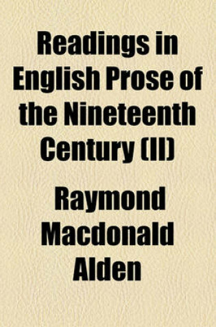 Cover of Readings in English Prose of the Nineteenth Century (II)