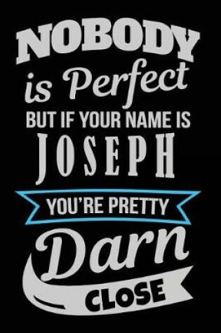 Cover of Nobody Is Perfect But If Your Name Is Joseph You're Pretty Darn Close