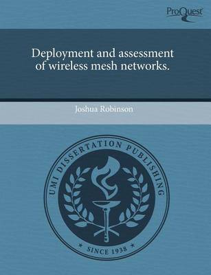 Book cover for Deployment and Assessment of Wireless Mesh Networks