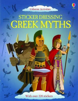 Book cover for Sticker Dressing Greek Myths