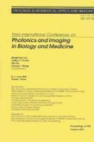 Cover of 3rd Int Conf Phonotics Imaging In Biology Medicine